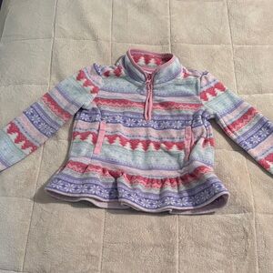 Gymboree Pink and Purple Patterned Kids Sweater